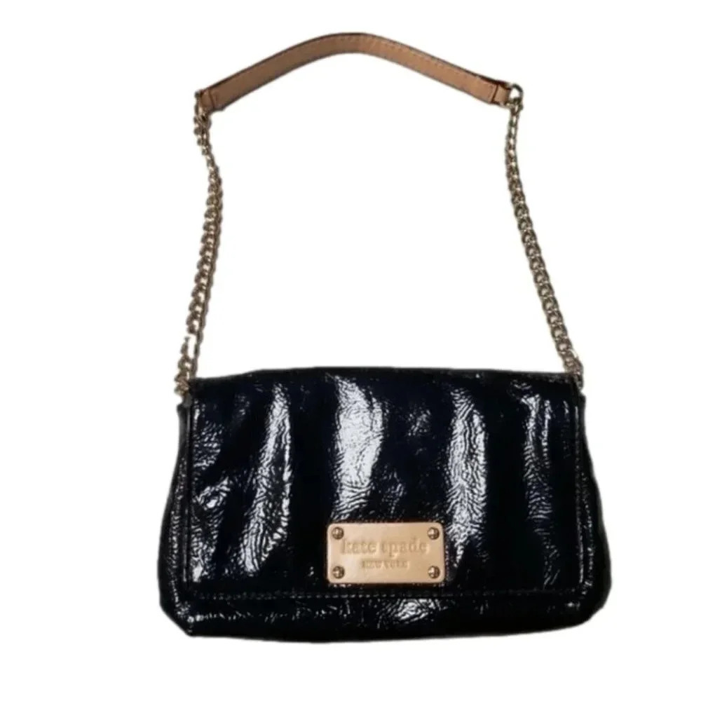 Kate Spade 'Mini Mirra' Meribel Patent Shoulder  Handbag